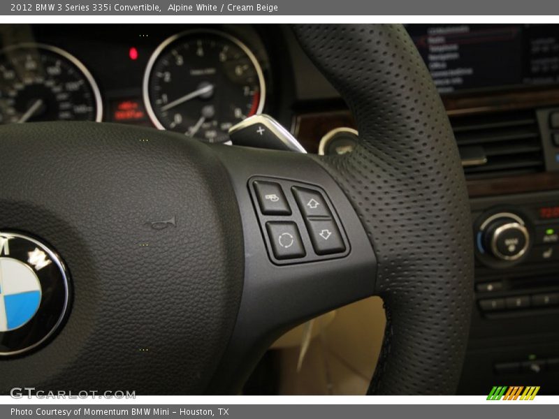 Alpine White / Cream Beige 2012 BMW 3 Series 335i Convertible
