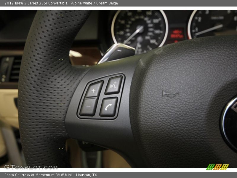 Alpine White / Cream Beige 2012 BMW 3 Series 335i Convertible