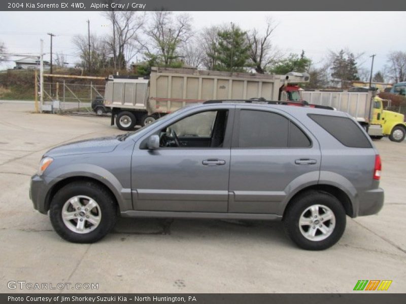 Alpine Gray / Gray 2004 Kia Sorento EX 4WD