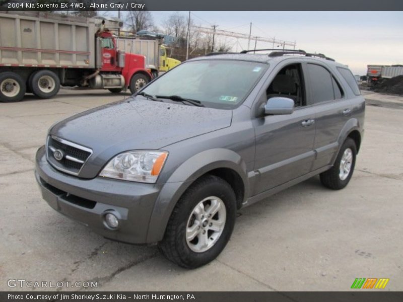 Alpine Gray / Gray 2004 Kia Sorento EX 4WD