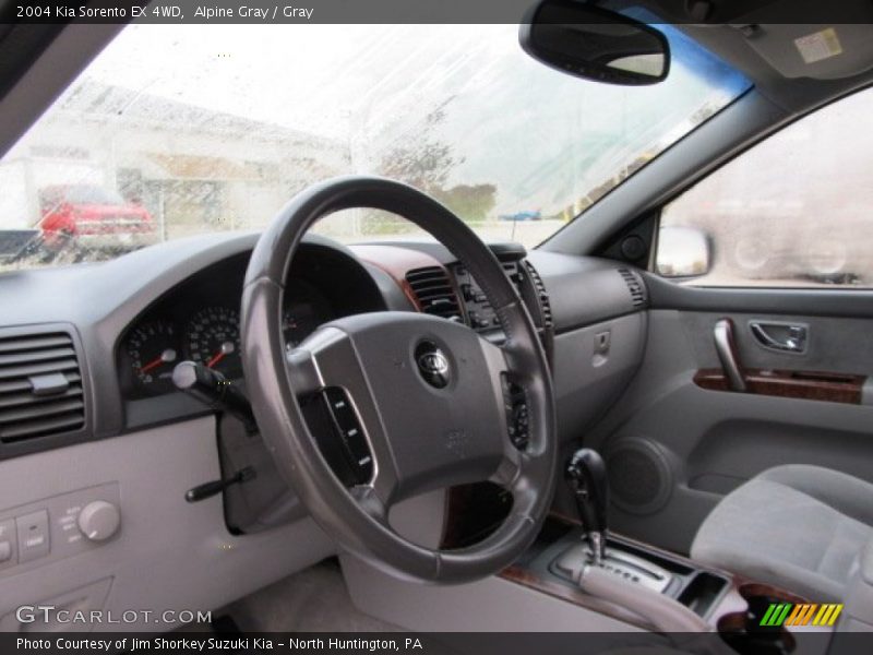 Alpine Gray / Gray 2004 Kia Sorento EX 4WD