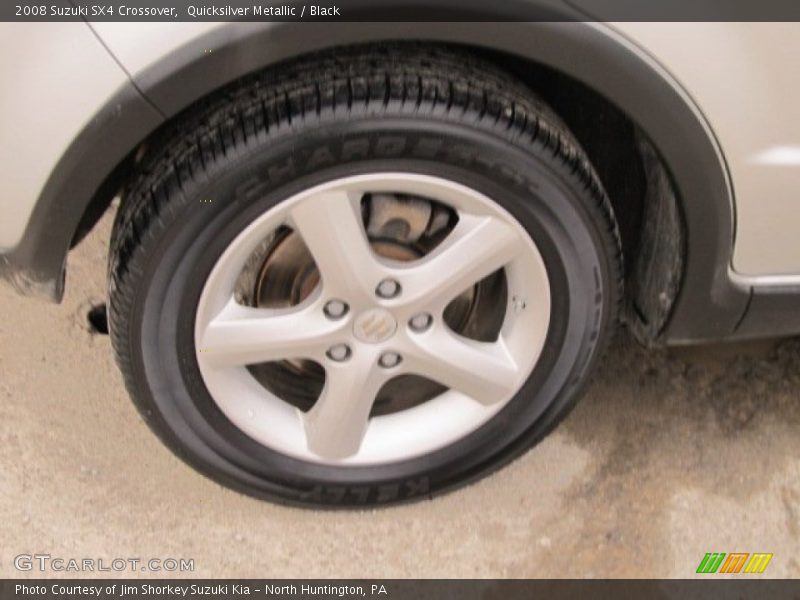 Quicksilver Metallic / Black 2008 Suzuki SX4 Crossover