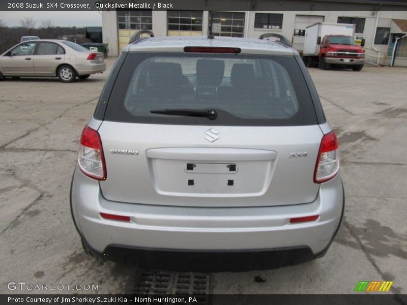 Quicksilver Metallic / Black 2008 Suzuki SX4 Crossover