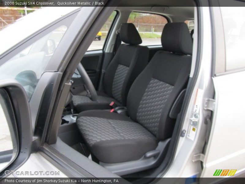 Quicksilver Metallic / Black 2008 Suzuki SX4 Crossover