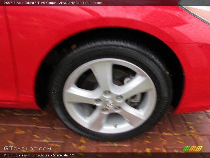 Absolutely Red / Dark Stone 2007 Toyota Solara SLE V6 Coupe