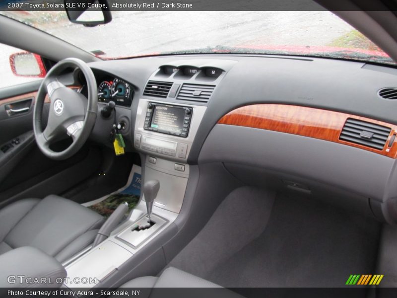 Absolutely Red / Dark Stone 2007 Toyota Solara SLE V6 Coupe