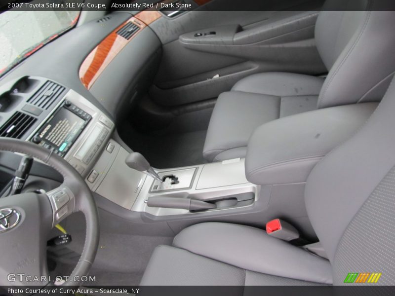 Absolutely Red / Dark Stone 2007 Toyota Solara SLE V6 Coupe