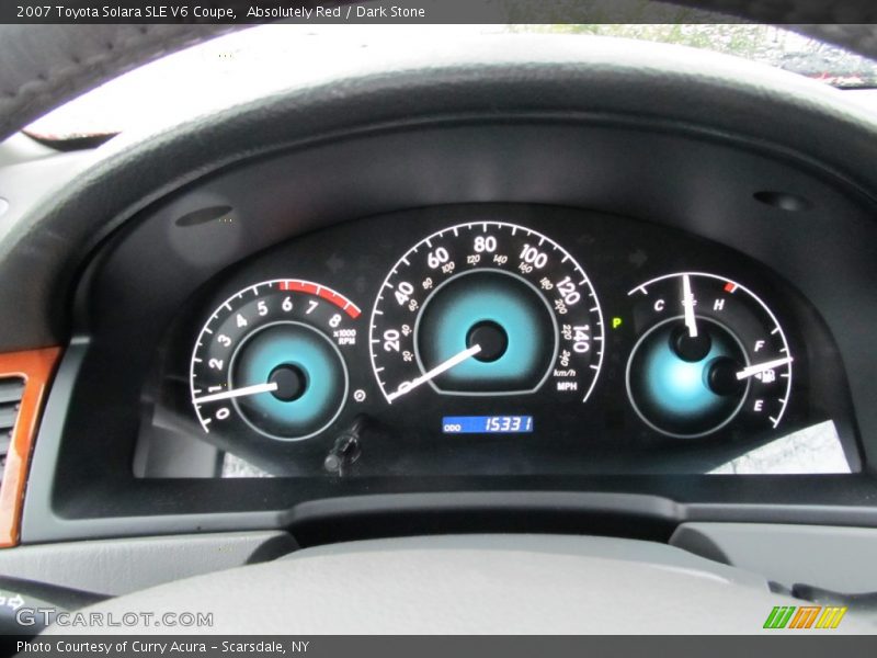 Absolutely Red / Dark Stone 2007 Toyota Solara SLE V6 Coupe