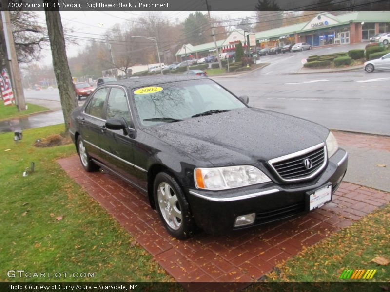 Nighthawk Black / Parchment 2002 Acura RL 3.5 Sedan