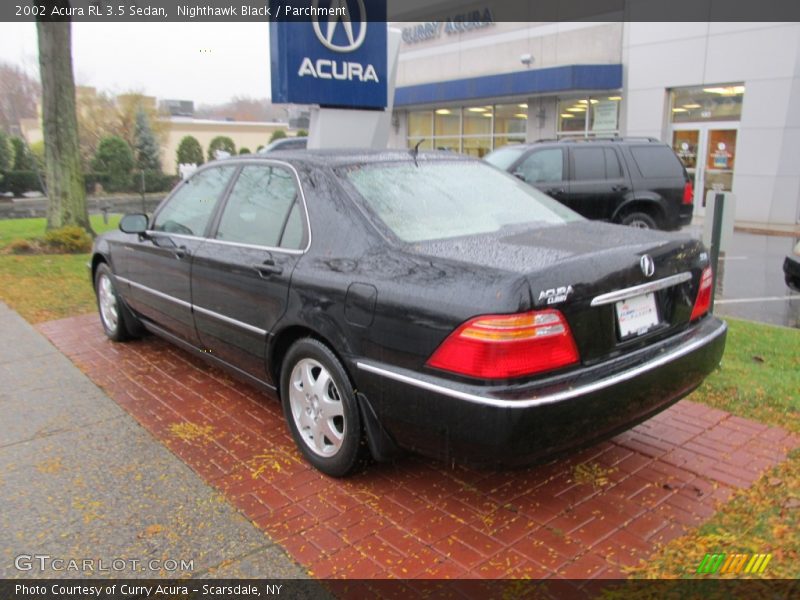 Nighthawk Black / Parchment 2002 Acura RL 3.5 Sedan