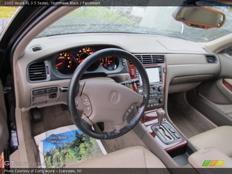 Nighthawk Black / Parchment 2002 Acura RL 3.5 Sedan