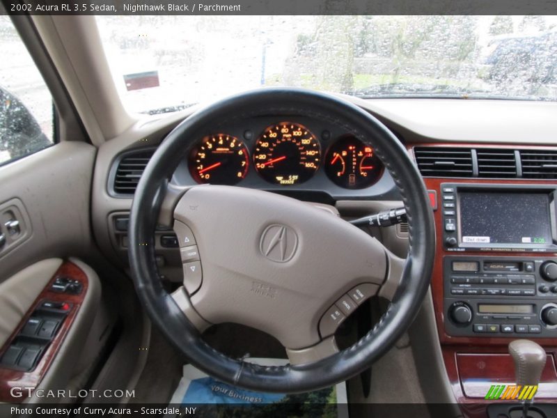 Nighthawk Black / Parchment 2002 Acura RL 3.5 Sedan