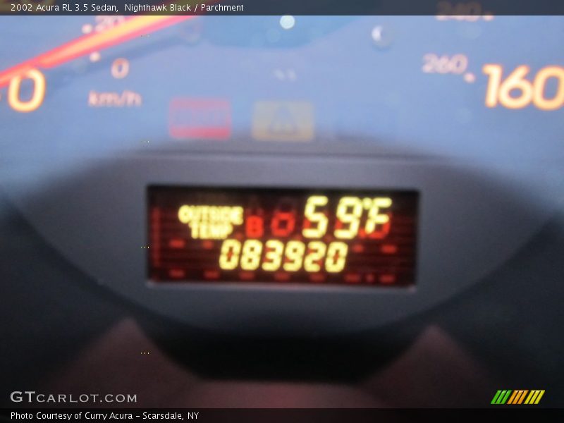 Nighthawk Black / Parchment 2002 Acura RL 3.5 Sedan