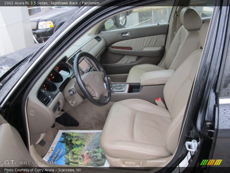 Nighthawk Black / Parchment 2002 Acura RL 3.5 Sedan