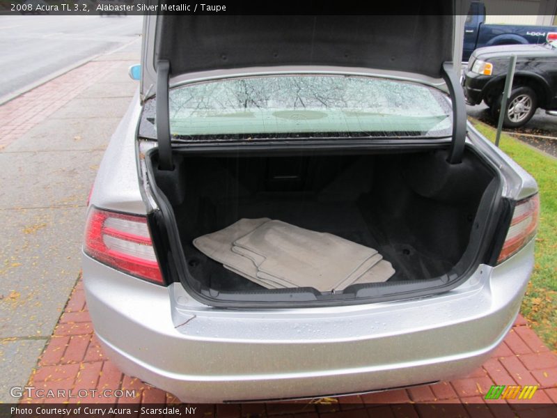 Alabaster Silver Metallic / Taupe 2008 Acura TL 3.2