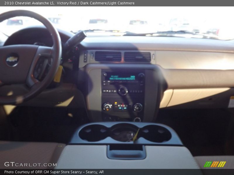 Victory Red / Dark Cashmere/Light Cashmere 2010 Chevrolet Avalanche LS