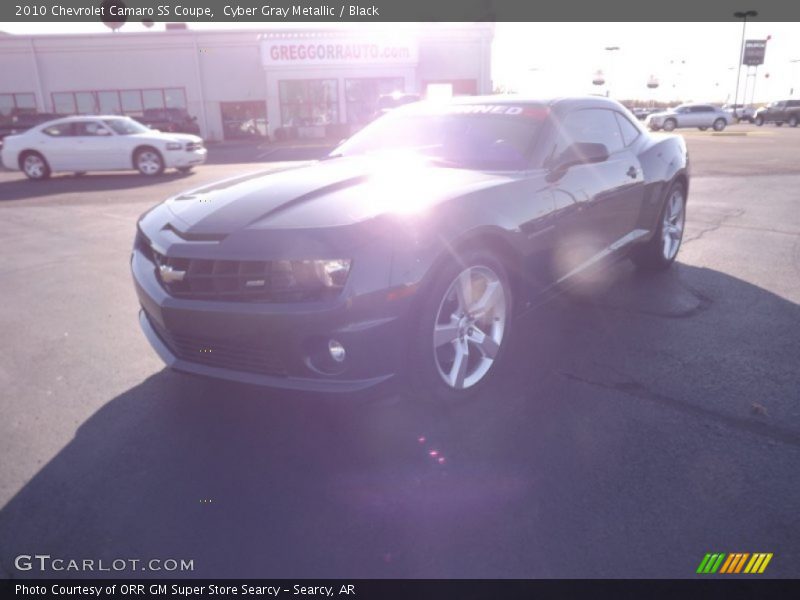 Cyber Gray Metallic / Black 2010 Chevrolet Camaro SS Coupe