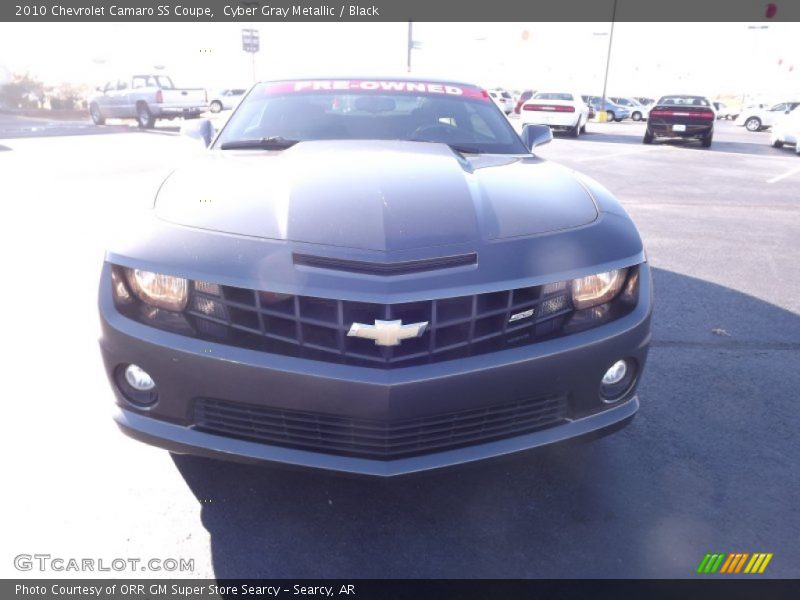 Cyber Gray Metallic / Black 2010 Chevrolet Camaro SS Coupe