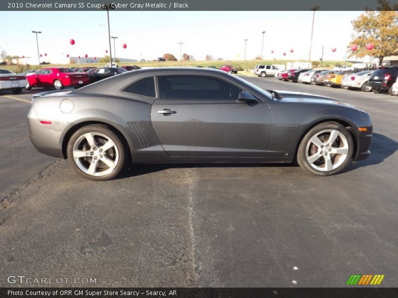 Cyber Gray Metallic / Black 2010 Chevrolet Camaro SS Coupe