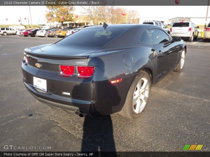 Cyber Gray Metallic / Black 2010 Chevrolet Camaro SS Coupe