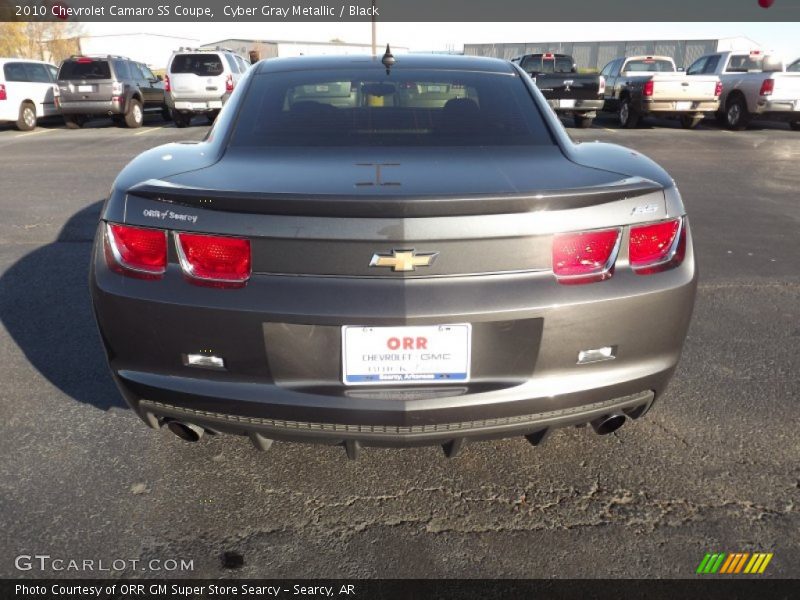Cyber Gray Metallic / Black 2010 Chevrolet Camaro SS Coupe