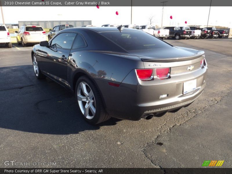 Cyber Gray Metallic / Black 2010 Chevrolet Camaro SS Coupe