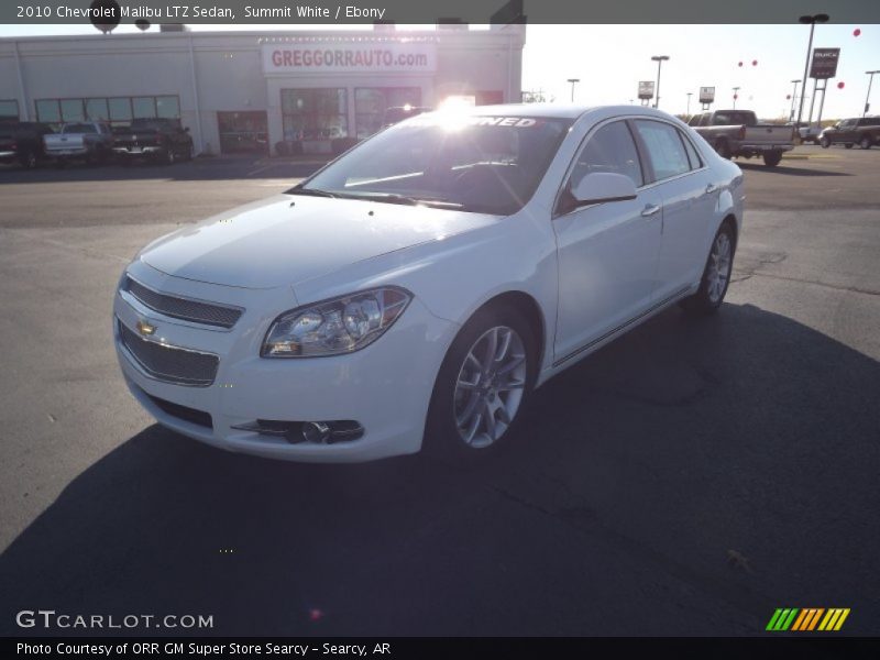 Summit White / Ebony 2010 Chevrolet Malibu LTZ Sedan