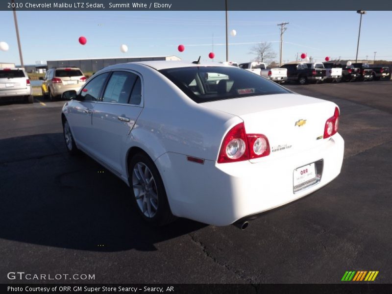 Summit White / Ebony 2010 Chevrolet Malibu LTZ Sedan