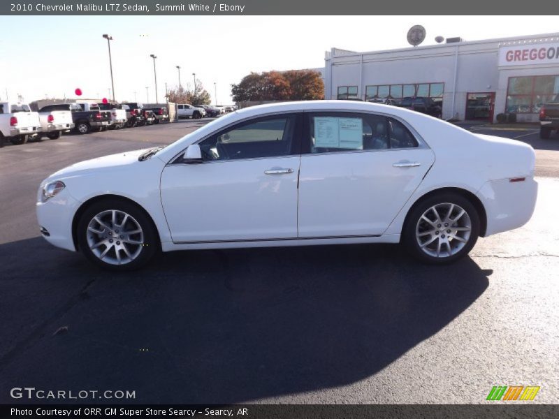 Summit White / Ebony 2010 Chevrolet Malibu LTZ Sedan
