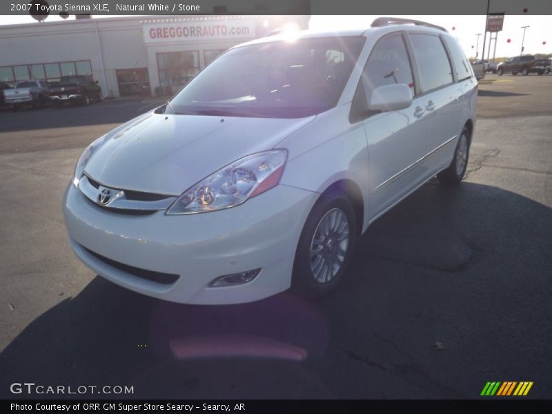 Natural White / Stone 2007 Toyota Sienna XLE