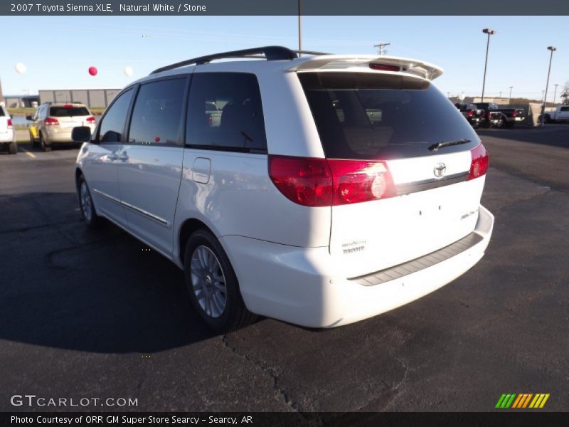 Natural White / Stone 2007 Toyota Sienna XLE