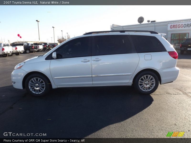 Natural White / Stone 2007 Toyota Sienna XLE