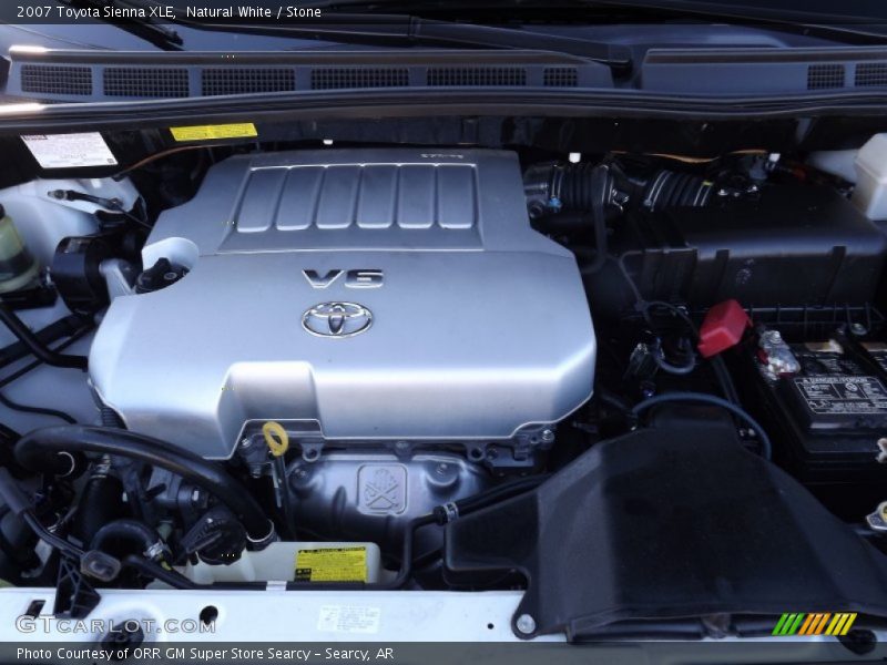 Natural White / Stone 2007 Toyota Sienna XLE