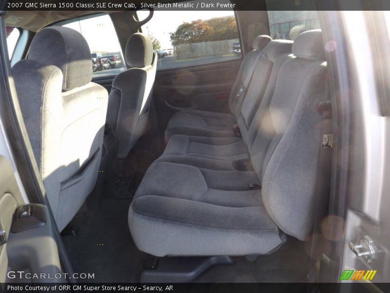 Silver Birch Metallic / Dark Pewter 2007 GMC Sierra 1500 Classic SLE Crew Cab