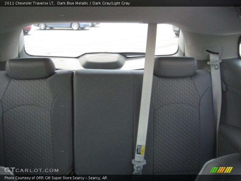 Dark Blue Metallic / Dark Gray/Light Gray 2011 Chevrolet Traverse LT
