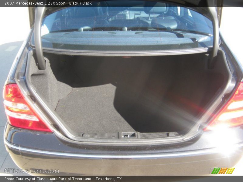 Black / Black 2007 Mercedes-Benz C 230 Sport
