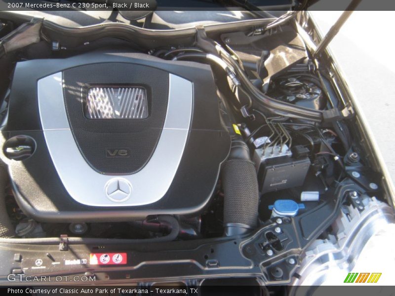 Black / Black 2007 Mercedes-Benz C 230 Sport