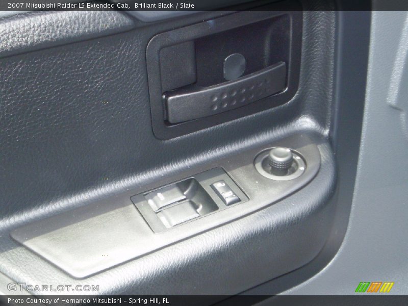 Brilliant Black / Slate 2007 Mitsubishi Raider LS Extended Cab