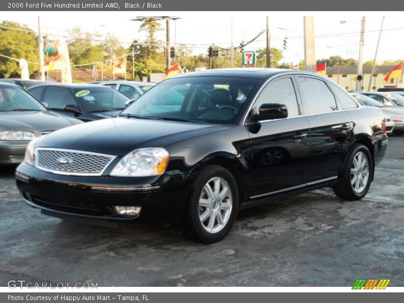 Black / Black 2006 Ford Five Hundred Limited AWD