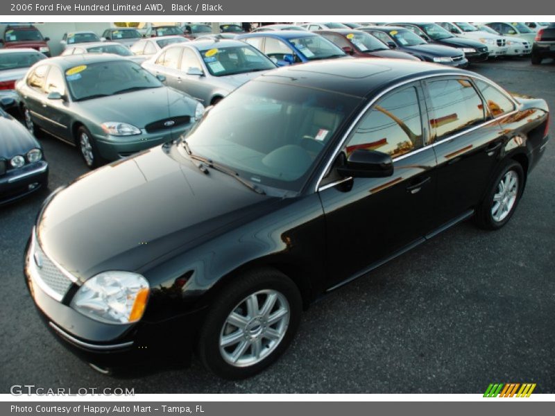 Black / Black 2006 Ford Five Hundred Limited AWD