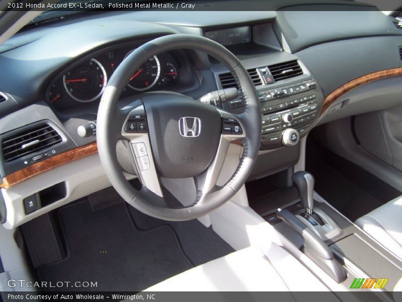 Gray Interior - 2012 Accord EX-L Sedan 