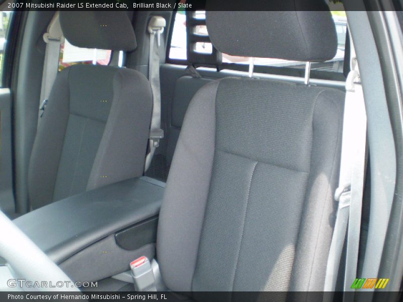 Brilliant Black / Slate 2007 Mitsubishi Raider LS Extended Cab