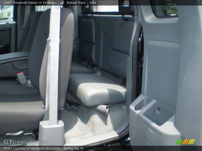 Brilliant Black / Slate 2007 Mitsubishi Raider LS Extended Cab