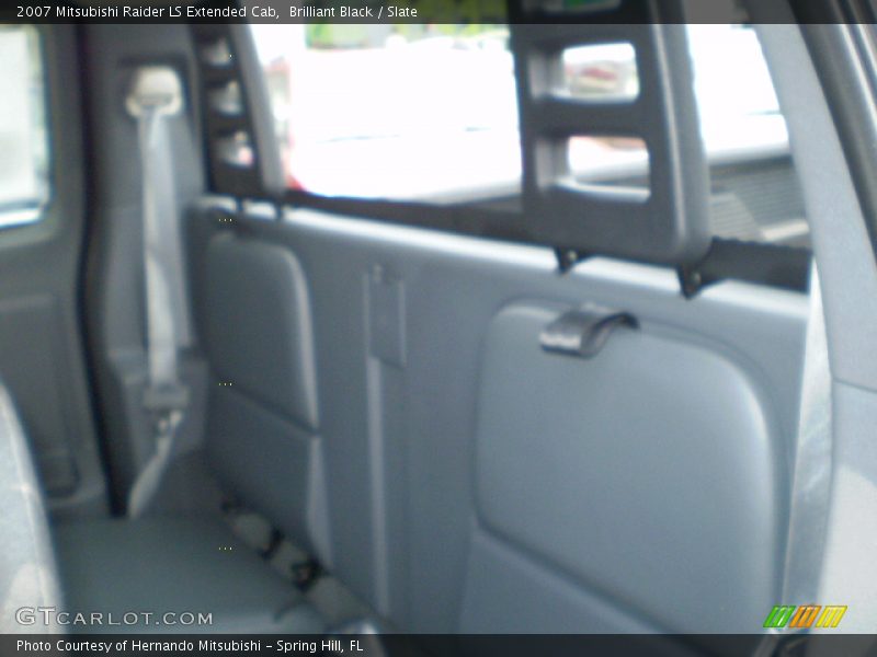 Brilliant Black / Slate 2007 Mitsubishi Raider LS Extended Cab