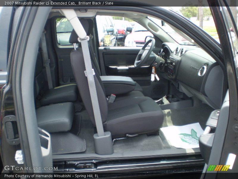Brilliant Black / Slate 2007 Mitsubishi Raider LS Extended Cab
