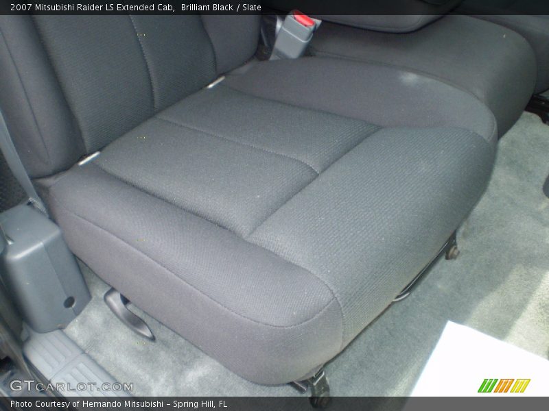 Brilliant Black / Slate 2007 Mitsubishi Raider LS Extended Cab