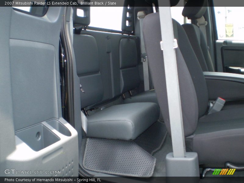 Brilliant Black / Slate 2007 Mitsubishi Raider LS Extended Cab