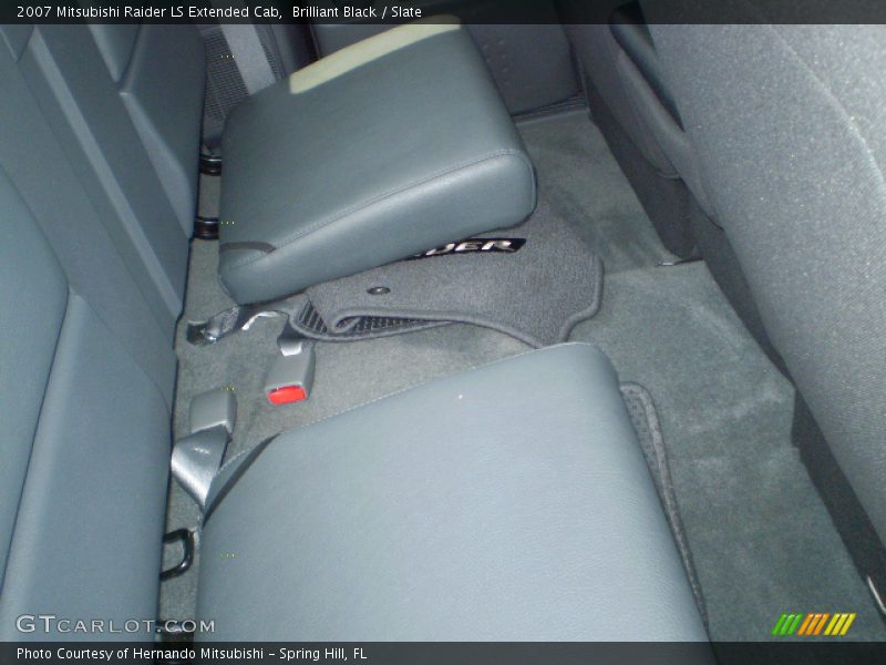 Brilliant Black / Slate 2007 Mitsubishi Raider LS Extended Cab