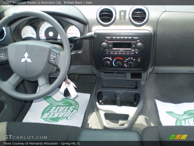 Brilliant Black / Slate 2007 Mitsubishi Raider LS Extended Cab