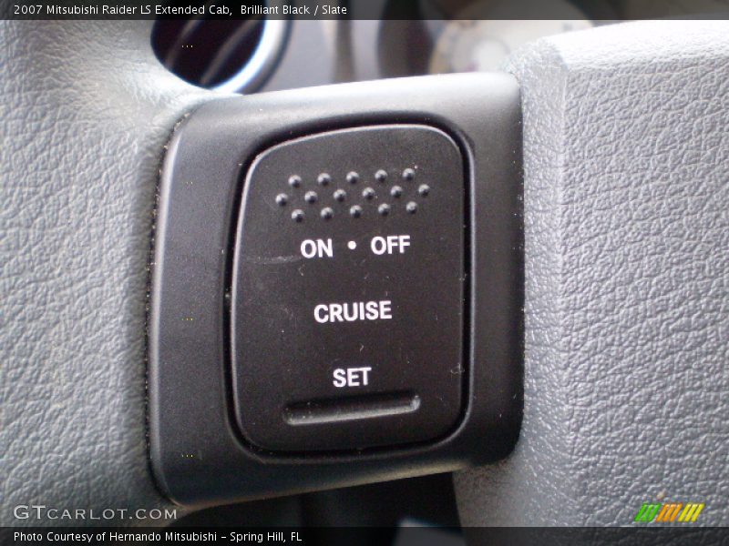 Brilliant Black / Slate 2007 Mitsubishi Raider LS Extended Cab